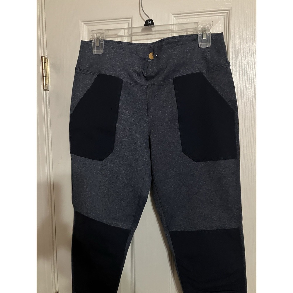 Carhartt Force Utility Leggings Womens M Tall Gray Excellent Rugged Flex Pants